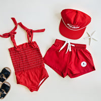 Girls Scarlet Drip One Piece