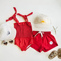 Girls Scarlet Drip One Piece