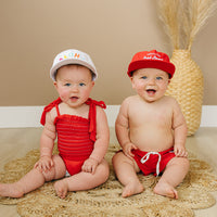 Girls Scarlet Drip One Piece