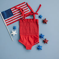 Girls Scarlet Drip One Piece